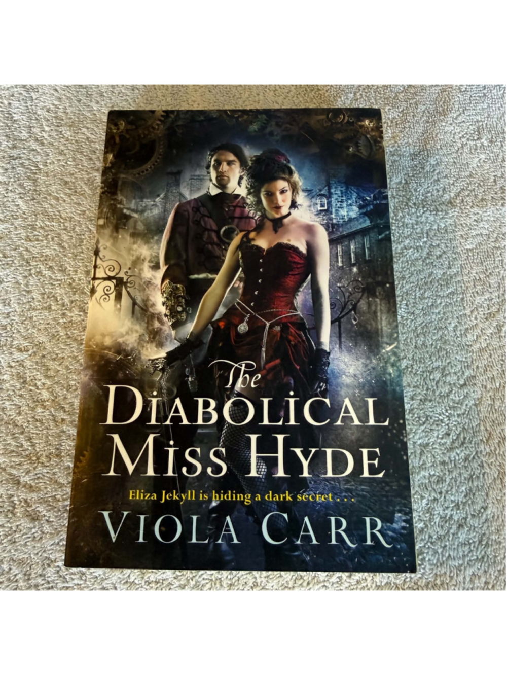 The Diabolical Miss Hyde by Viola Carr Book - Black and Red - One Size